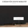 35047 15 rolovaci mobilni kartoteka se 3 zasuvkami 39x48x59 cm cerna