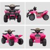 Mini dětská elektrická čtyřkolka 70x42x45 cm | růžová