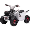 Mini dětská elektrická čtyřkolka 70x41,5x48,5 cm | bílá