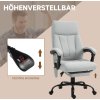 Kancelářská masážní židle 65 x 74 x 111-119 cm |  šedá