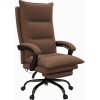 Masážní kancelářská židle 66 x 74 x 114-121,5 cm | hnědá