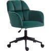 Kancelářské křeslo s nízkým opěradlem 58x58,5x86cm | zelené