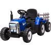 Dětský elektrický traktor na dálkové ovládání | modrý