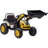 Dětský elektrický traktor s lopatou | žlutý
