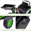 Dětský elektrický traktor s lopatou | zelený
