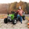 Dětský elektrický traktor na dálkové ovládání | zelený