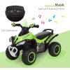 Dětská elektrická čtyřkolka 67,5 x 38 x 44 cm | zelená