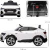Dětské elektrické autíčko 108 x 60 x 47 cm | bílé