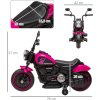 Dětská elektrická motorka | růžová + černá