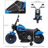 Dětská elektrická motorka | modrá + černá