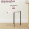 Sada 4 stoliček Adri 41,5 x 41,5 x 46 cm| krémově bílá