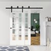 Pojezdový systém na posuvné dveře | černý