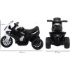 Luxusní dětská elektrická motorka BMW - 66 x 37 x 44 cm | černá