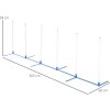 Agility slalom pro psy
