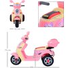 Dětská elektrická motorka | růžová
