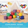 Pěnové stavební kostky 20x20x20 cm Ema| sada 12 kusů