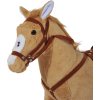 Dětský kůň se zvuky | světle hnědý