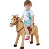 Dětský kůň se zvuky | světle hnědý
