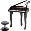 Piano se stoličkou | černá