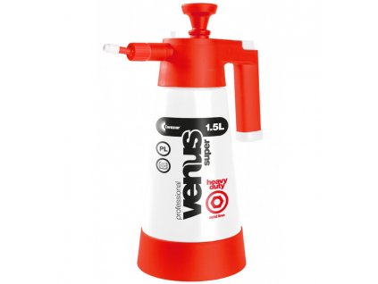 Kwazar Venus Super Pro+ Heavy Duty V-1.5 ACID ruční tlakový postřikovač s odolností proti kyselinám 1500 ml