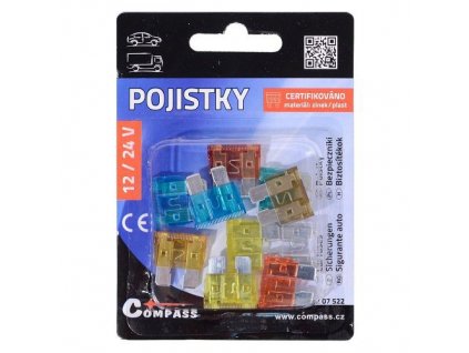 Pojistky nožové 10 ks