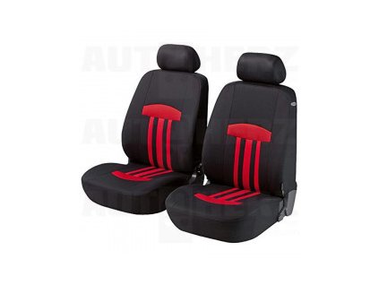 Potahy sedadel na přední sedadla - Kent Zipp-it červené / černé