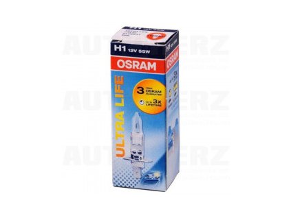 Autožárovka 12V H1 55W - Osram Ultra Life 3x delší životnost 1ks