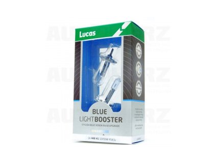Autožárovky 12V H1 55W - Lucas LightBooster Blue xenonový efekt 2ks