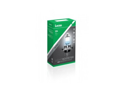 Autožárovky 12V H4 60/55W - Lucas LightBooster +150% extrémní svítivost 2ks