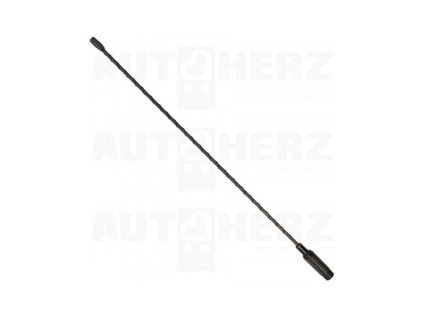 antenni prut na auto ocelovy 41cm s adaptery