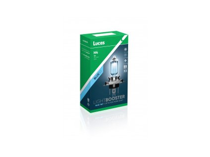 autozarovky 12v h4 60 55w lucas lightbooster plus 50 procent blue vyssi svitivost xenonovy efekt 2ks