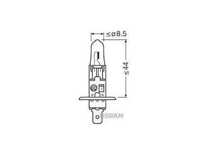 Autožárovka Osram H1 12V 55W P14,5s ALLSEASON SUPER