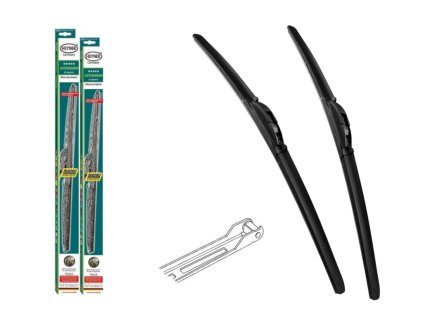 Stěrače Mercedes Serie CLK (Coupe) (209) 08/2001 - 04/2009