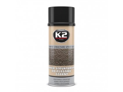 K2 BUMBER STUCTURE SPRAY barva na plasty - černá L345 400 ml