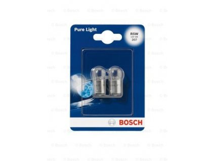 ŽÁROVKA BOSCH PURE LIGHT 1987301022 R5W BA15s 12V 5W - BLISTER 2KS