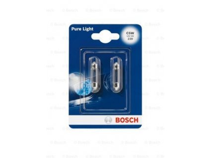 ŽÁROVKA BOSCH PURE LIGHT 1987301004 C5W SV8,5-8 12V 5W - 2KS
