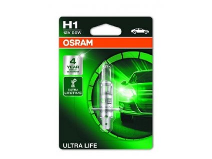 ŽÁROVKA OSRAM ULTRA LIFE 64150ULT-01B H1 P14,5s 12V 55W