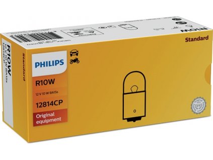 ŽÁROVKA PHILIPS 12814CP R10W BA15s 12V 10W