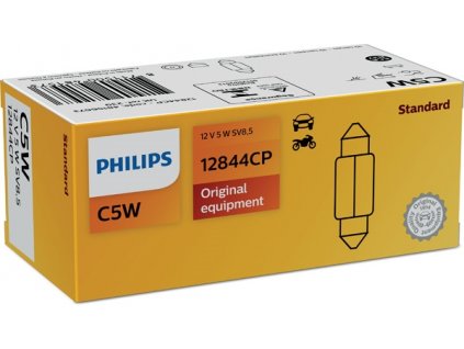 ŽÁROVKA PHILIPS 12844CP C5W SV8,5 12V 5W