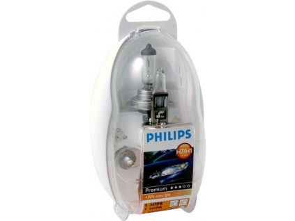 SADA ŽÁROVEK PHILIPS EASY KIT 55475EKKM H1/H7 12V