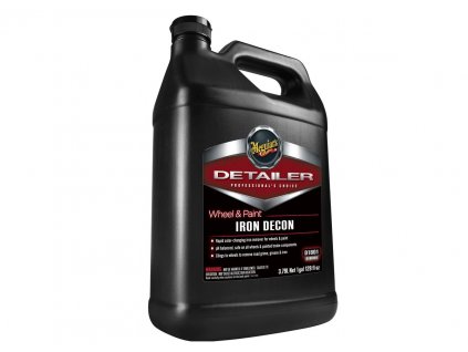 Meguiar's Professional Wheel & Paint IRON DECON - pH neutrální čistič disků s přebarvováním do ruda + chemická dekontaminace karoserie, 3,79 l