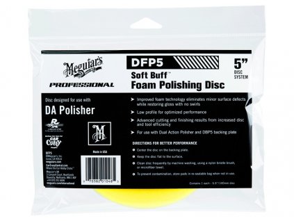 dfp5 meguiars soft buff foam polishing disc 5 1