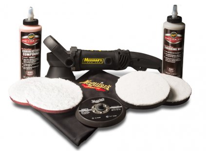 Meguiar's DA Microfiber Correction System DA Kit 5" - kompletní 5palcová sada na profesionální renovaci laku, vč. orbitální leštičky Meguiar's MT310