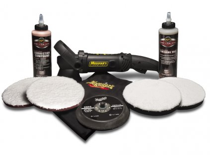 Meguiar's DA Microfiber Correction System DA Kit 6" - kompletní 6palcová sada na profesionální renovaci laku, vč. orbitální leštičky Meguiar's MT310