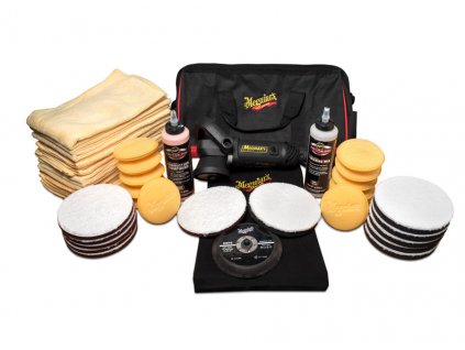 Meguiar's Professional DA Microfiber Complete Kit 6" - kompletní 6palcová sada na profesionální renovaci laku, vč. orbitální leštičky Meguiar's MT310