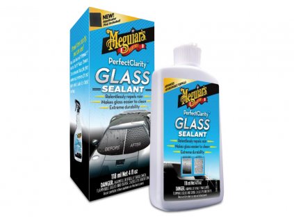 Meguiar's Perfect Clarity Glass Sealant - ochrana skel a oken s efektem tekutých stěračů, 118 ml