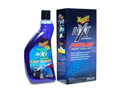 Meguiar's NXT Wash & Wax Kit - základní sada autokosmetiky pro mytí a ochranu laku