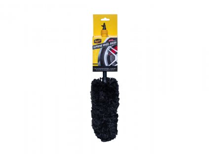 Meguiar's Supreme Wheel Brush - Medium - luxusní mikrovláknový kartáč na kola, střední, 35 cm