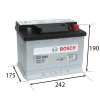 BOSCH startovací baterie 12V 56AH 480A