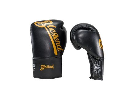 blegendboxinggloves lace up upstyle black